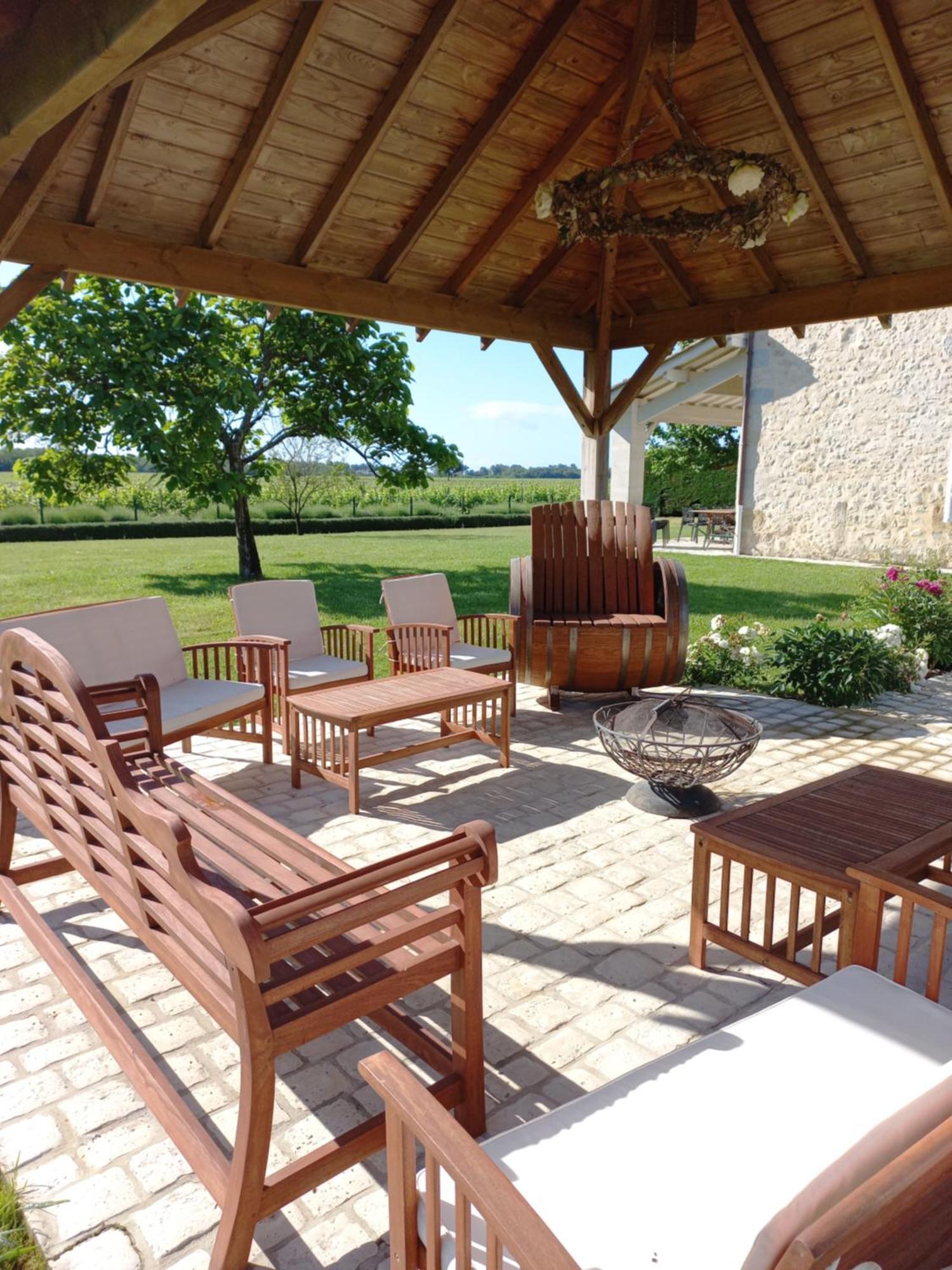 Villa Airial De Tourteau Chollet Arbanats Exterior foto